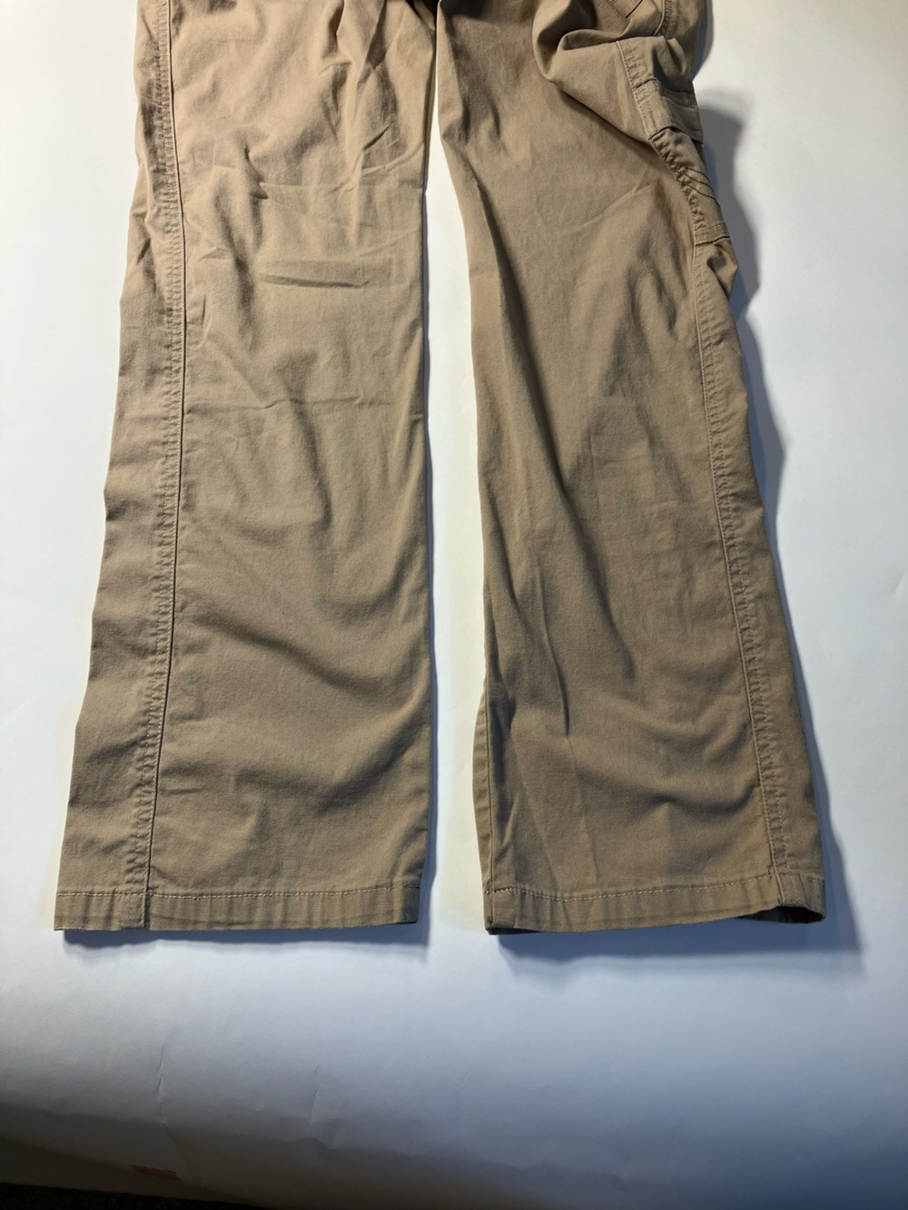 Prana Women's Khaki Wide-Leg Utility Pants - Picture 5 of 8